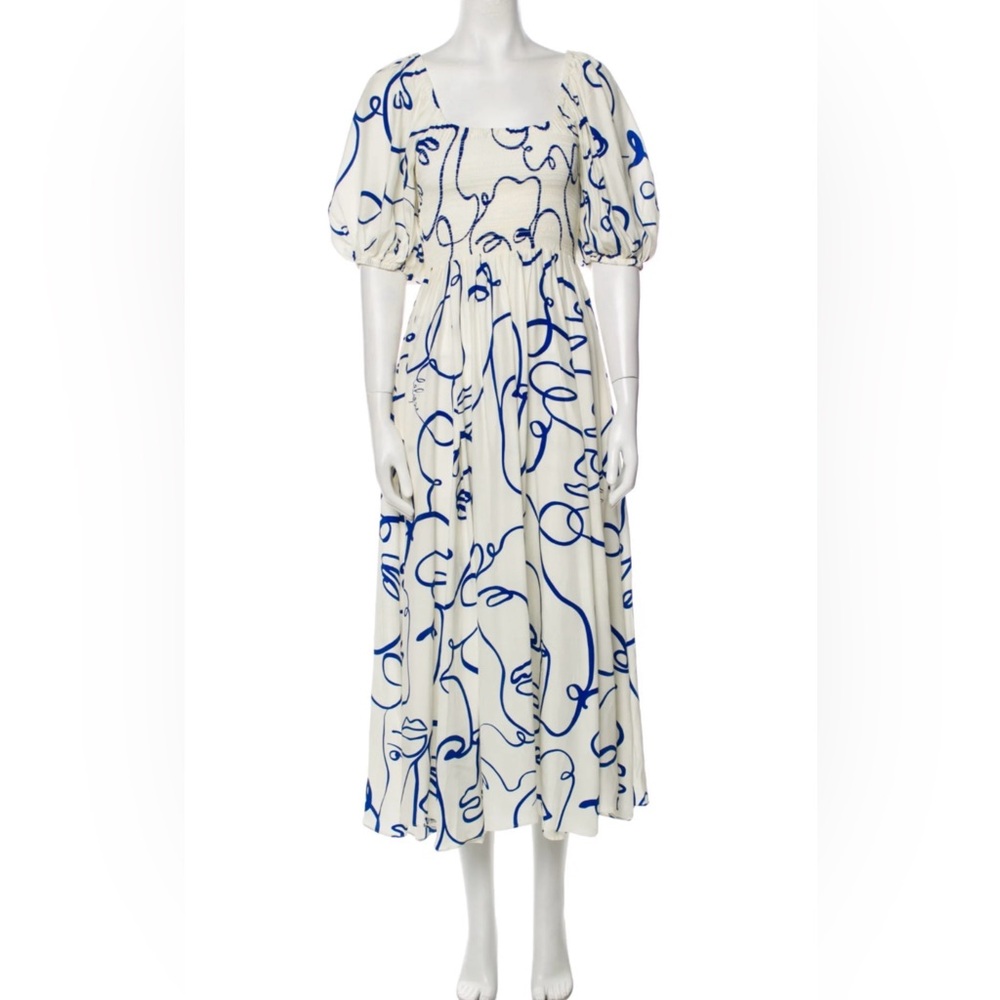 La Ligne NYC smocked Juliette midi dress